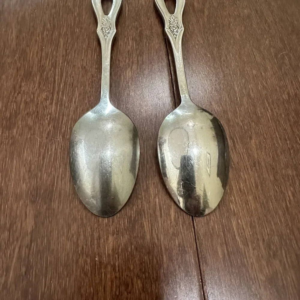 2pc Oneida Toujours Stainless Steel Teaspoons 6